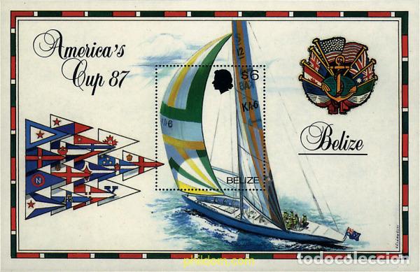 Briefmarken: 54247 MNH BELIZE 1987 DEPORTES NAUTICOS