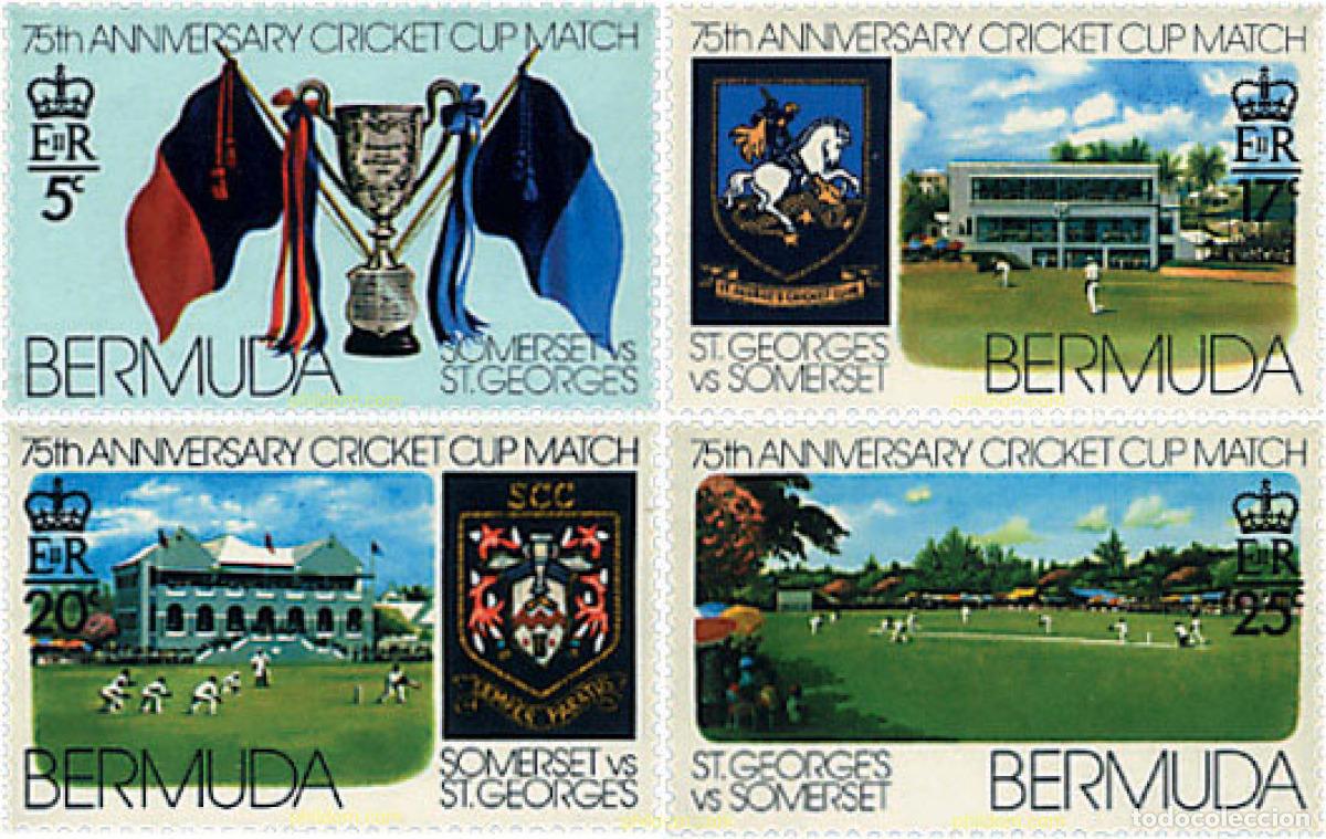 Briefmarken: 26750 MNH BERMUDAS 1976 75 ANIVERSARIO DE LA COPA DE CRICKET