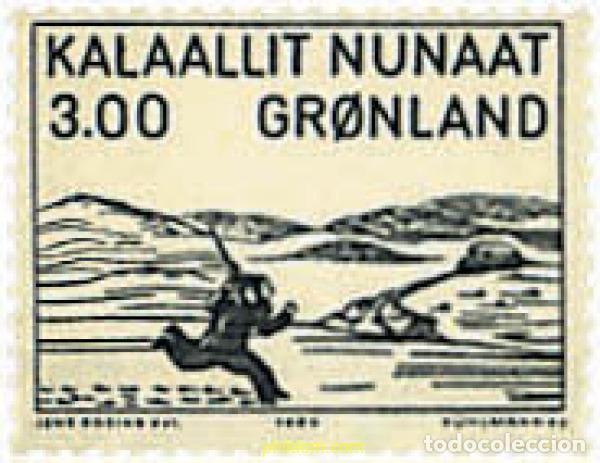 Sellos: 96882 MNH GROENLANDIA 1980 HOMENAJE A ARON DE KANGEQ