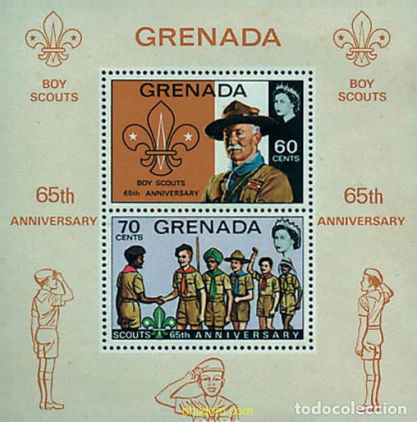 Timbres: 68464 MNH GRANADA 1972 65 ANIVERSARIO DEL ESCULTISMO