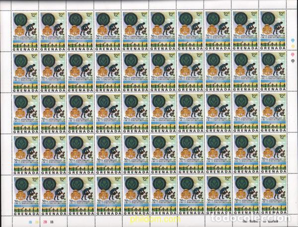 Sellos: 617639 MNH GRANADA 1976 50 ANIVERSARIO DEL ESCULTISMO FEMENINO