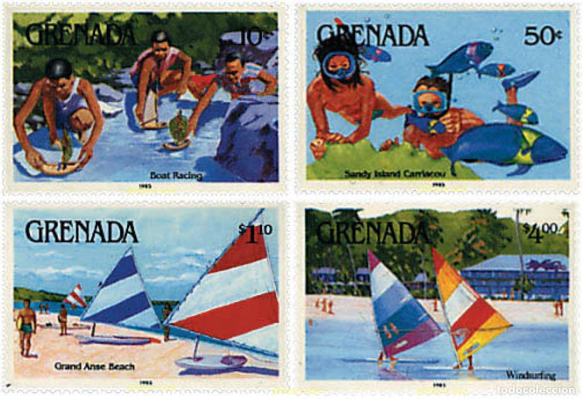 Sellos: 39408 MNH GRANADA 1985 DEPORTES NAUTICOS