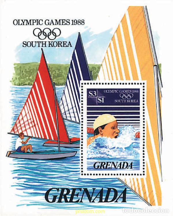 Timbres: 37577 MNH GRANADA 1986 24 JUEGOS OLIMPICOS VERANO SEUL 1988