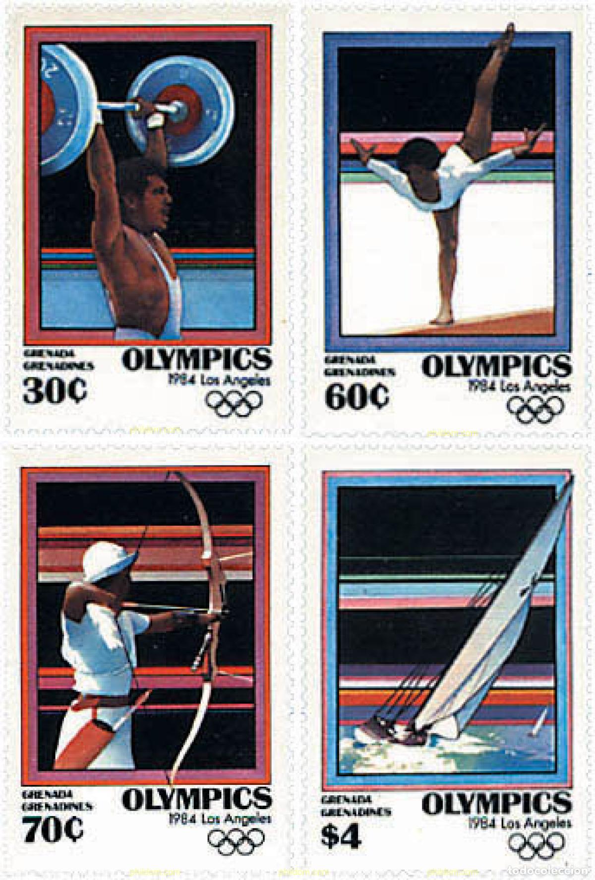 Sellos: 48368 MNH GRANADA GRANADINAS 1984 23 JUEGOS OLIMPICOS VERANO LOS ANGELES 1984