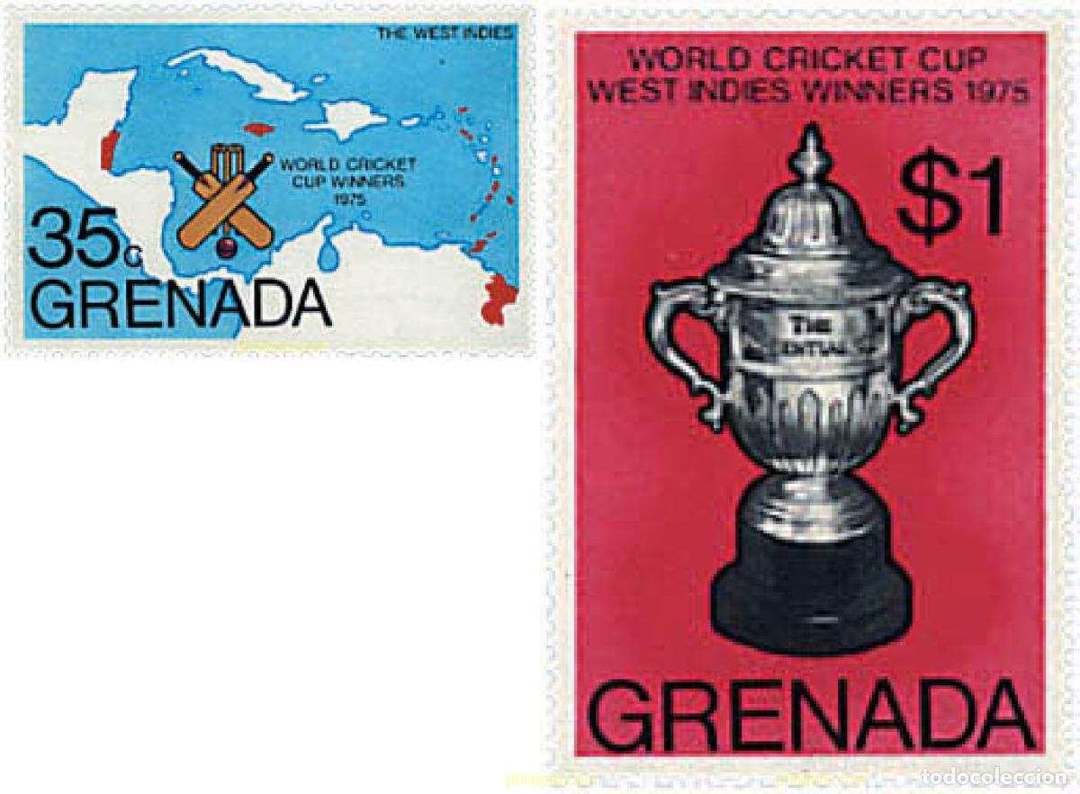 Sellos: 89868 MNH GRANADA 1976 CAMPEONATOS DEL MUNDO DE CRICKET