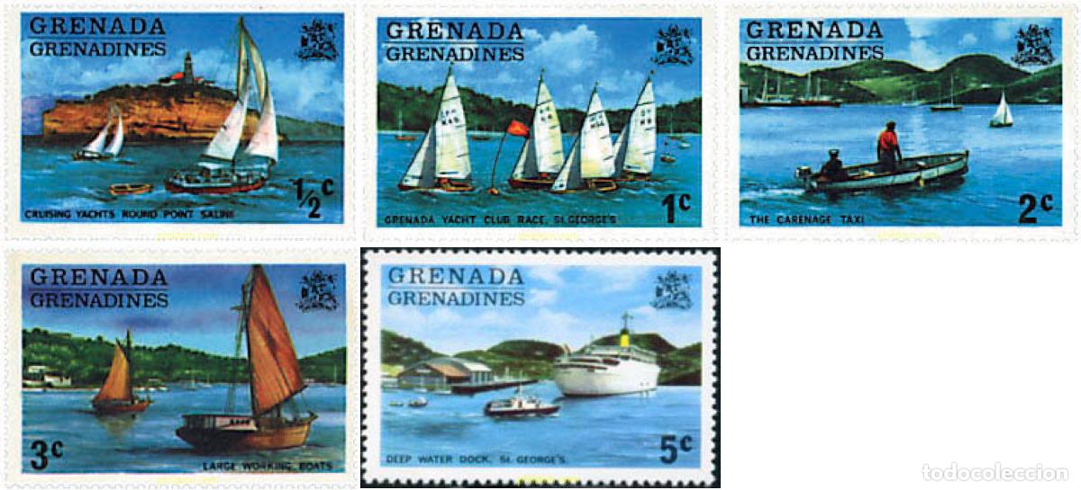 Sellos: 212746 MNH GRANADA GRANADINAS 1975 SERIE BASICA