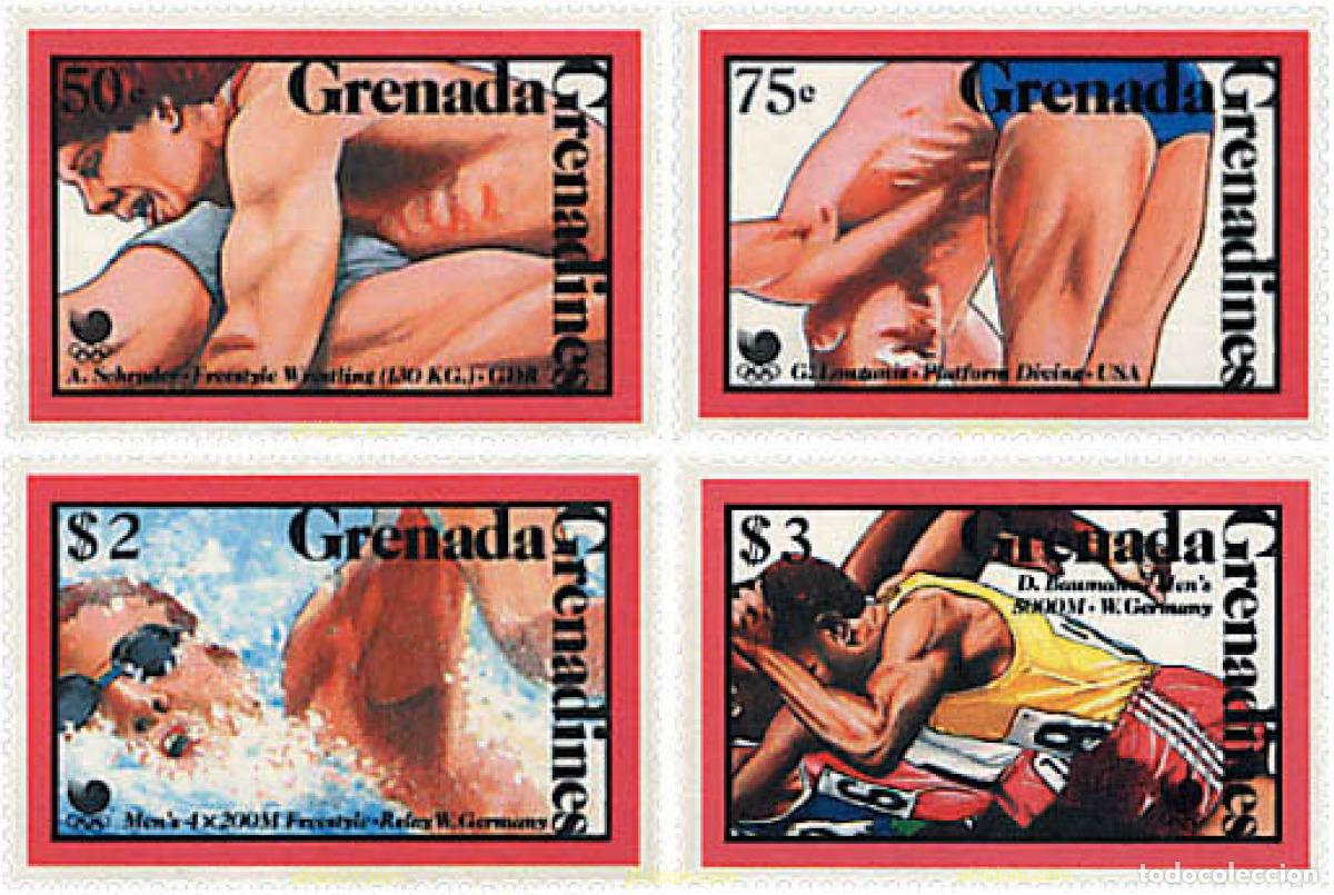 Sellos: 320117 MNH GRANADA GRANADINAS 1989 24 JUEGOS OLIMPICOS VERANO SEUL 1988