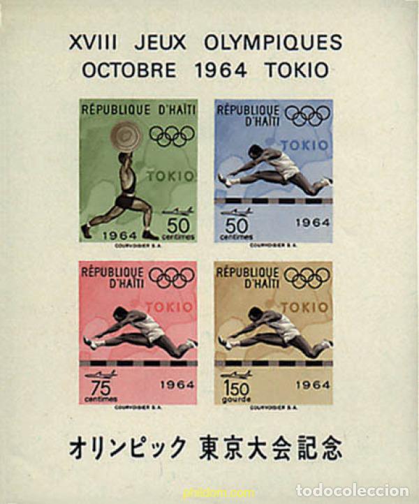 Sellos: 39742 MNH HAITI 1964 18 JUEGOS OLIMPICOS VERANO TOKIO 1964