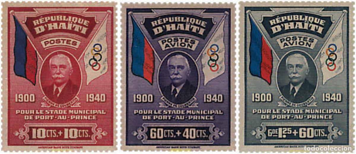 Sellos: 26904 MNH HAITI 1939 ESTADIO MUNICIPAL DE PUERTO PRINCIPE.