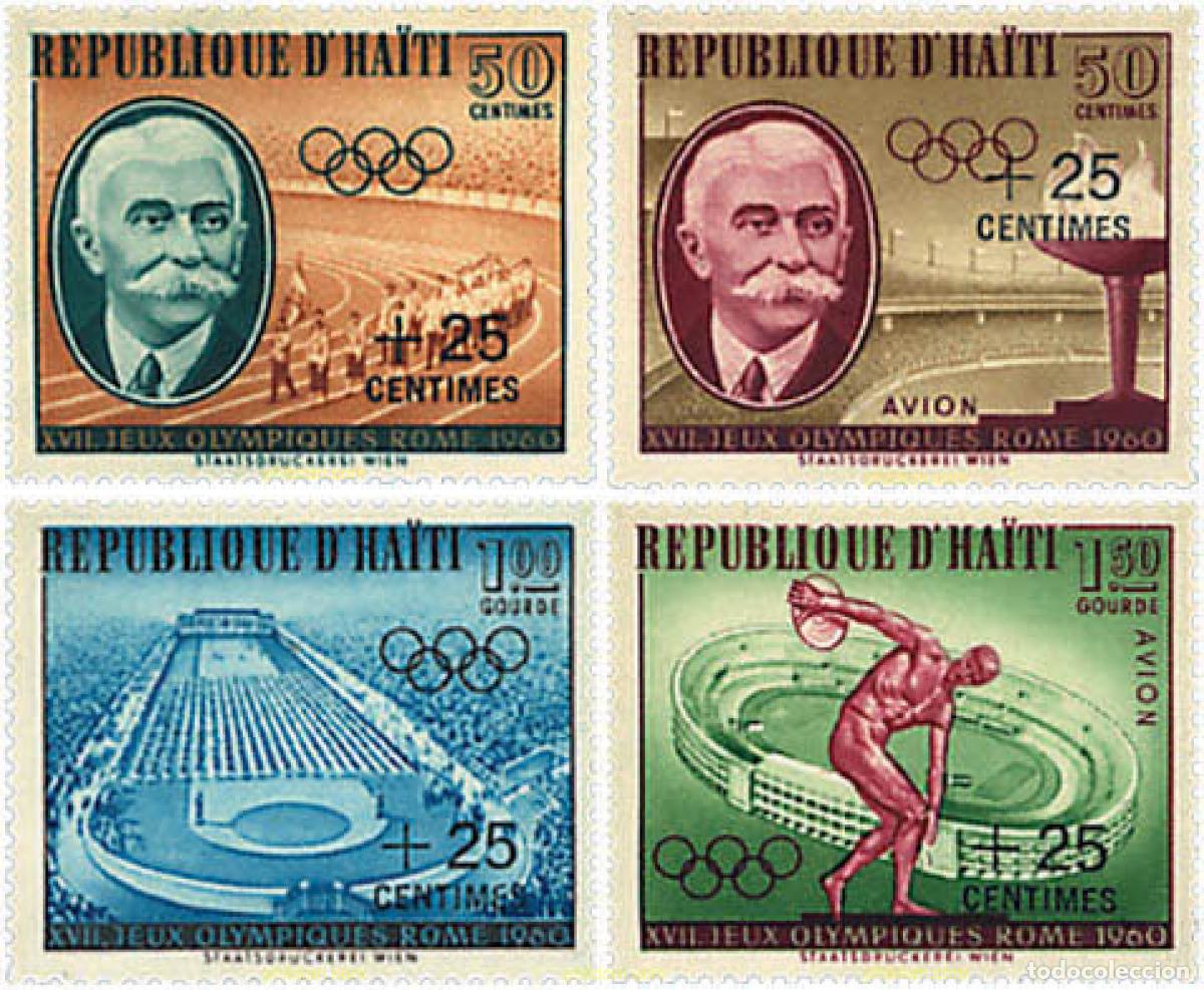 Sellos: 68007 MNH HAITI 1960 17 JUEGOS OLIMPICOS VERANO ROMA 1960
