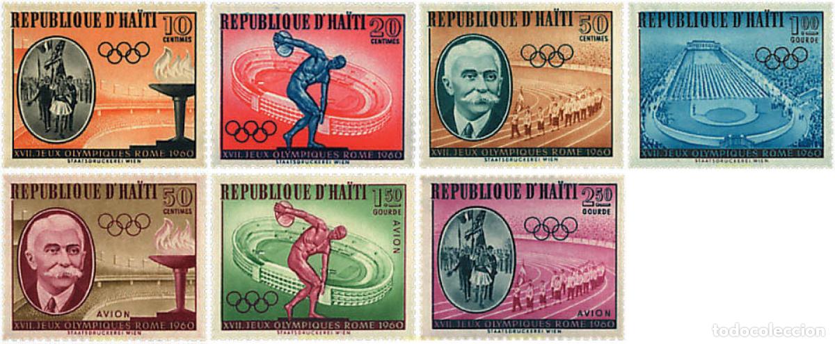 Sellos: 68006 MNH HAITI 1960 17 JUEGOS OLIMPICOS VERANO ROMA 1960