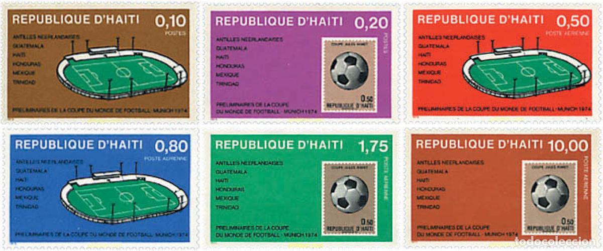 Timbres: 36063 MNH HAITI 1973 COPA DEL MUNDO DE FUTBOL. ALEMANIA-74