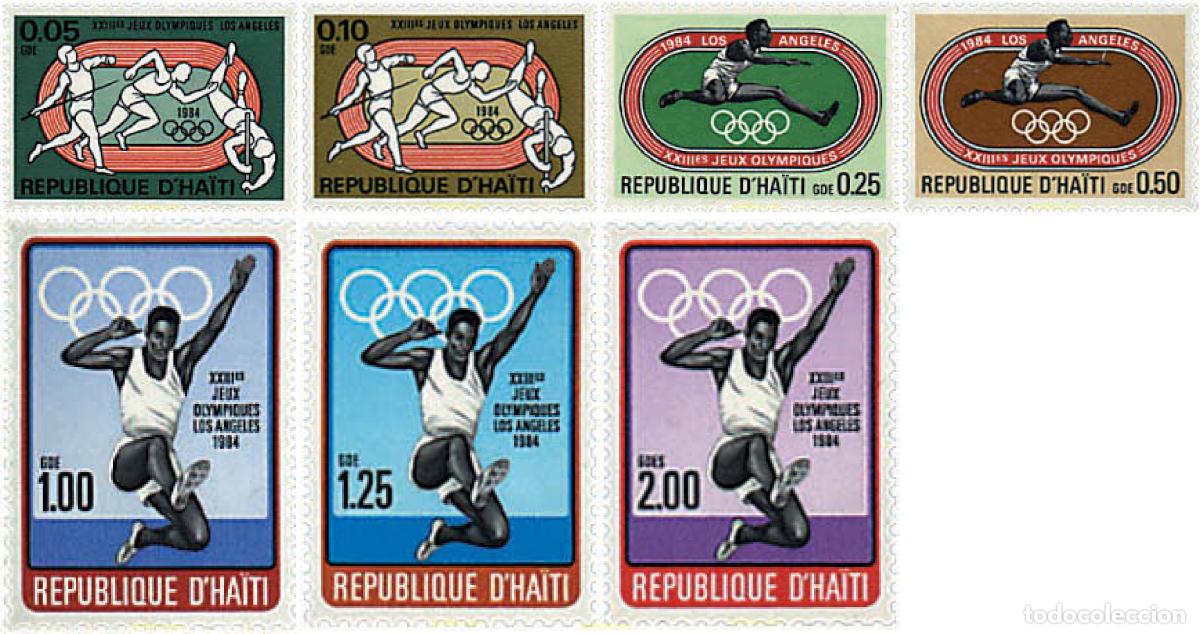 Selos: 39769 MNH HAITI 1984 23 JUEGOS OLIMPICOS VERANO LOS ANGELES 1984