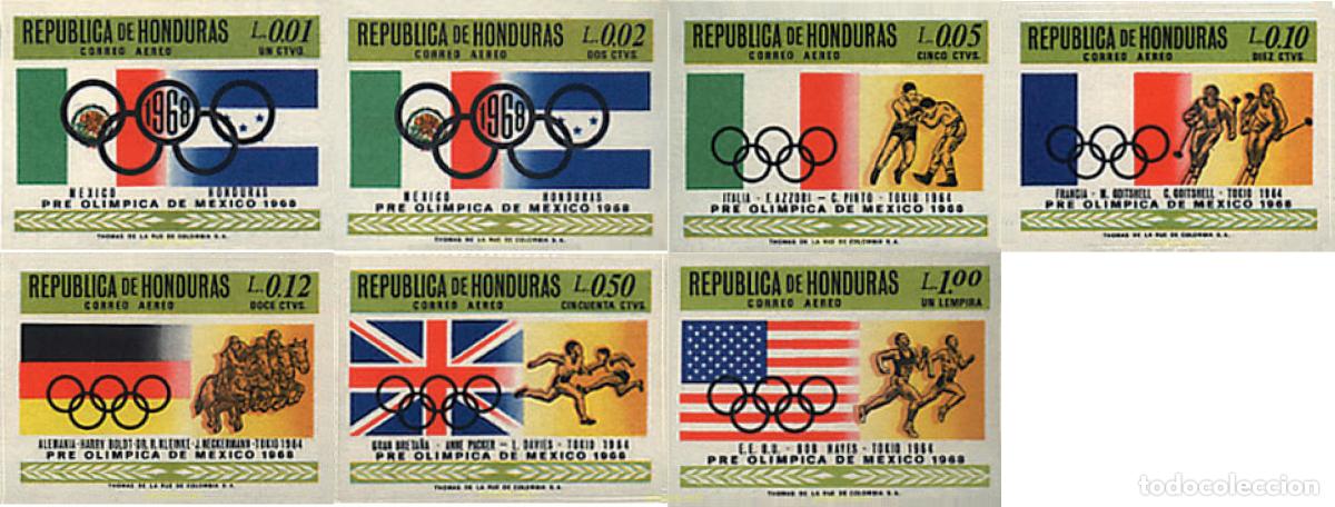 Sellos: 26909 MNH HONDURAS 1968 19 JUEGOS OLIMPICOS VERANO MEXICO 1968