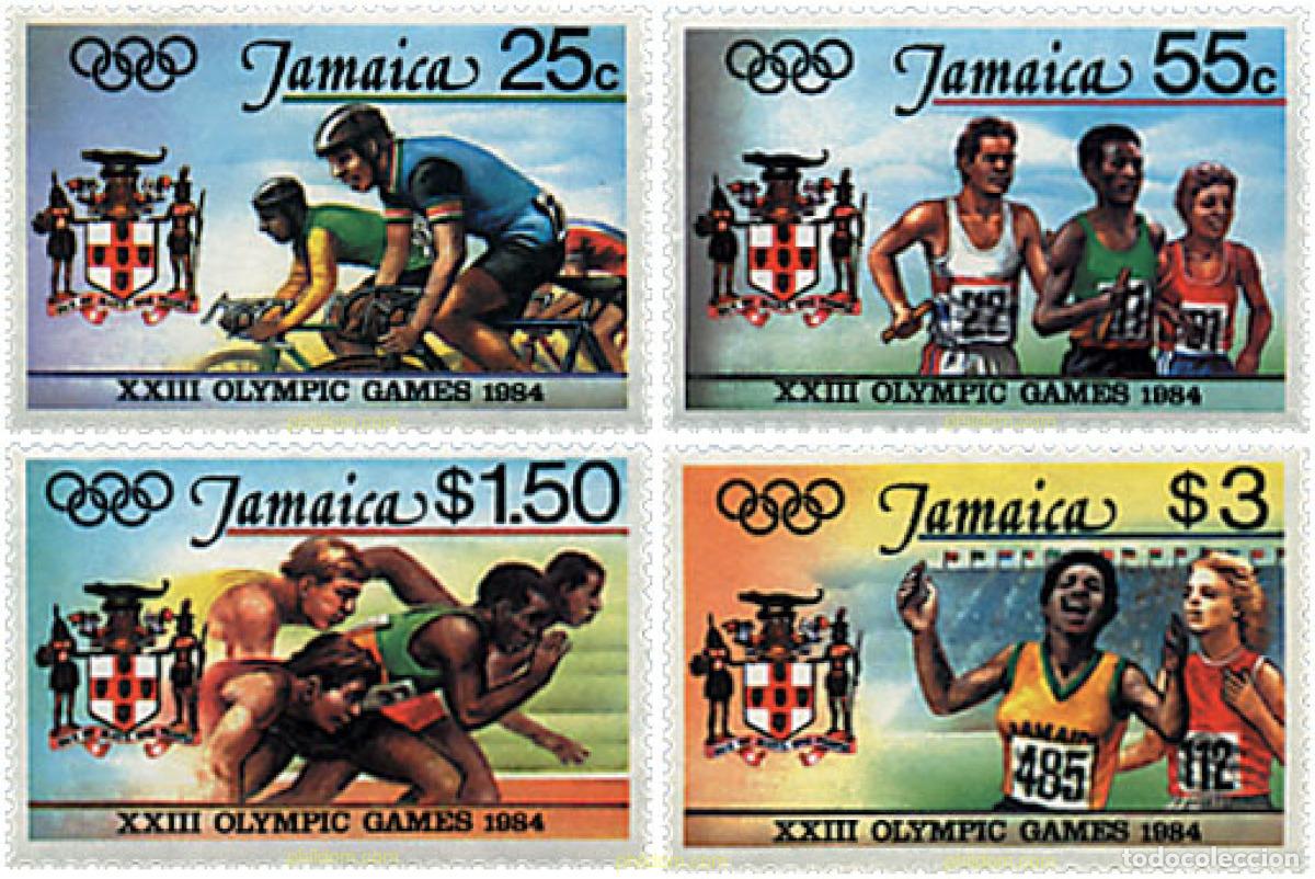 Sellos: 48715 MNH JAMAICA 1984 23 JUEGOS OLIMPICOS VERANO LOS ANGELES 1984