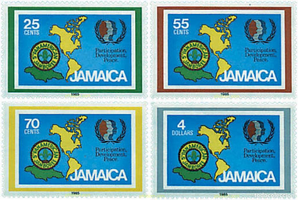 Sellos: 38230 MNH JAMAICA 1985 5 JAMBOREE PANAMERICANO