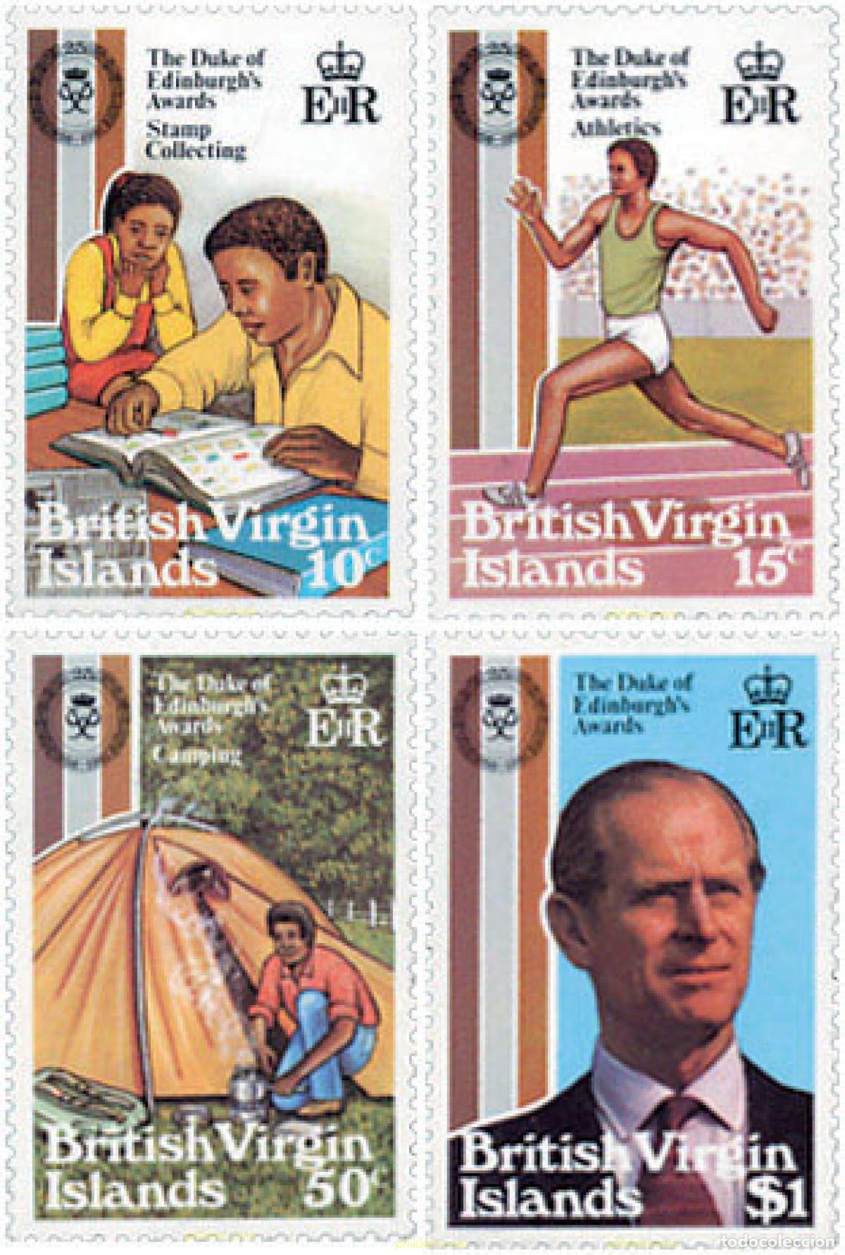 Sellos: 36350 MNH VIRGENES BRITANICAS Islas 1981 PREMIOS DEL DUQUE DE EDINBURGO