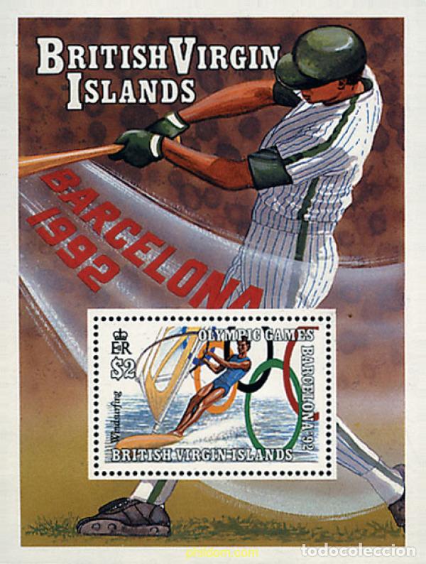 Sellos: 36385 MNH VIRGENES BRITANICAS Islas 1990 25 JUEGOS OLIMPICOS VERANO BARCELONA 1992