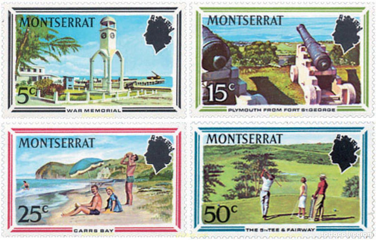 Sellos: 93496 MNH MONTSERRAT 1970 TURISMO