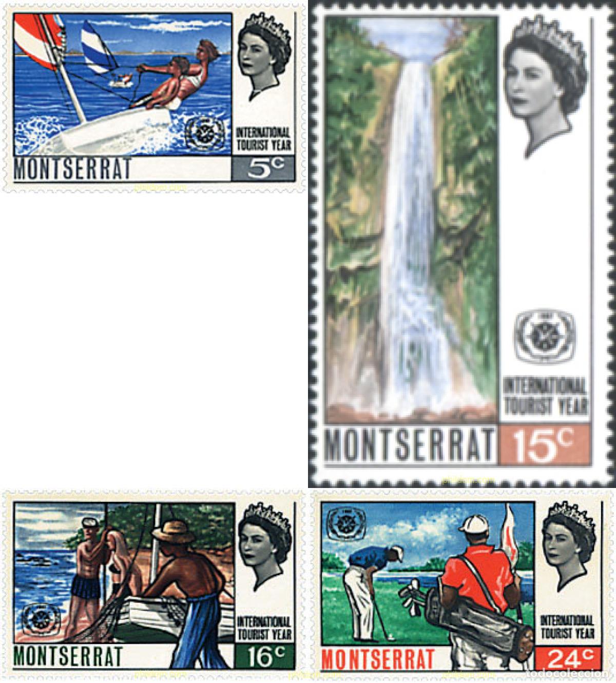 Sellos: 71297 MNH MONTSERRAT 1967 A&Ntilde;O INTERNACIONAL DEL TURISMO