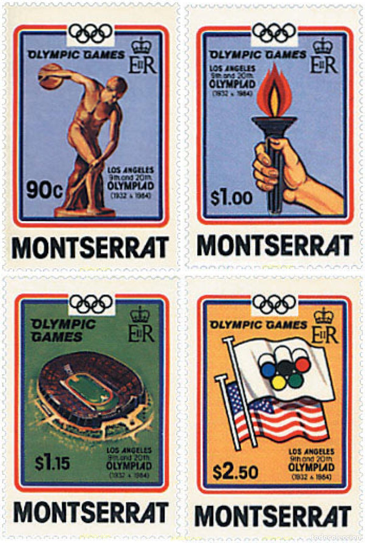 Sellos: 93514 MNH MONTSERRAT 1984 23 JUEGOS OLIMPICOS VERANO LOS ANGELES 1984