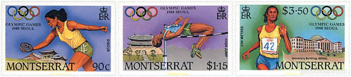 Sellos: 26948 MNH MONTSERRAT 1988 24 JUEGOS OLIMPICOS VERANO SEUL 1988