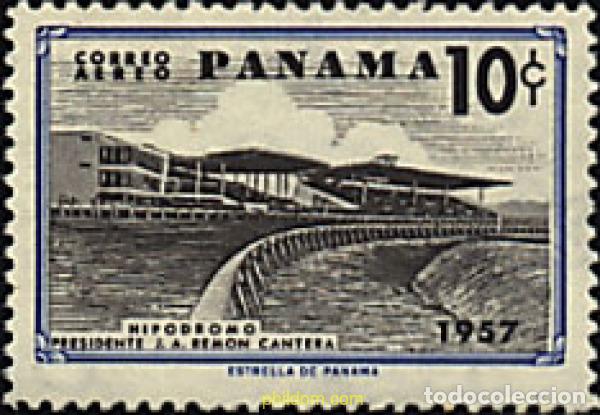Sellos: 26988 MNH PANAMA 1957 HIPODROMO J.A.REMON CANTERA.