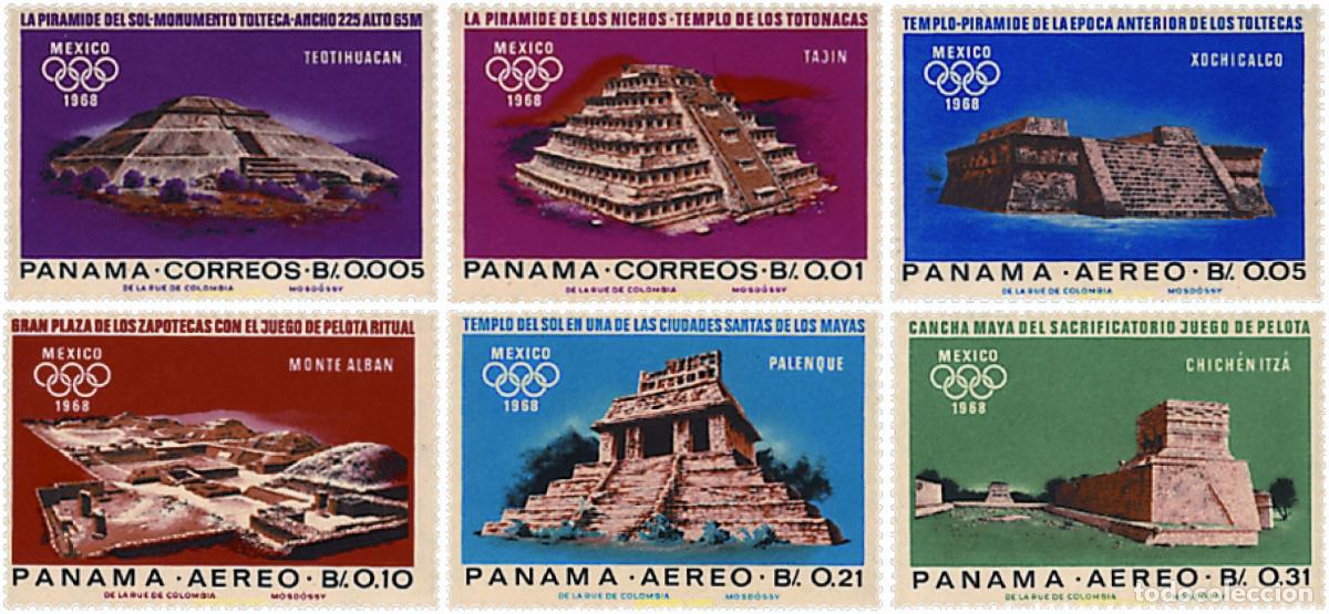 Sellos: 53155 MNH PANAMA 1967 19 JUEGOS OLIMPICOS VERANO MEXICO 1968
