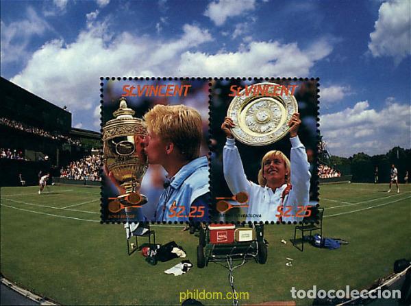 Sellos: 48058 MNH SAN VICENTE 1987 TORNEO INTERNACIONAL DE TENIS EN WIMBLEDON