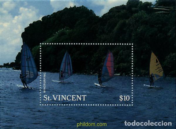Sellos: 372786 MNH SAN VICENTE 1988 DEPORTES NAUTICOS