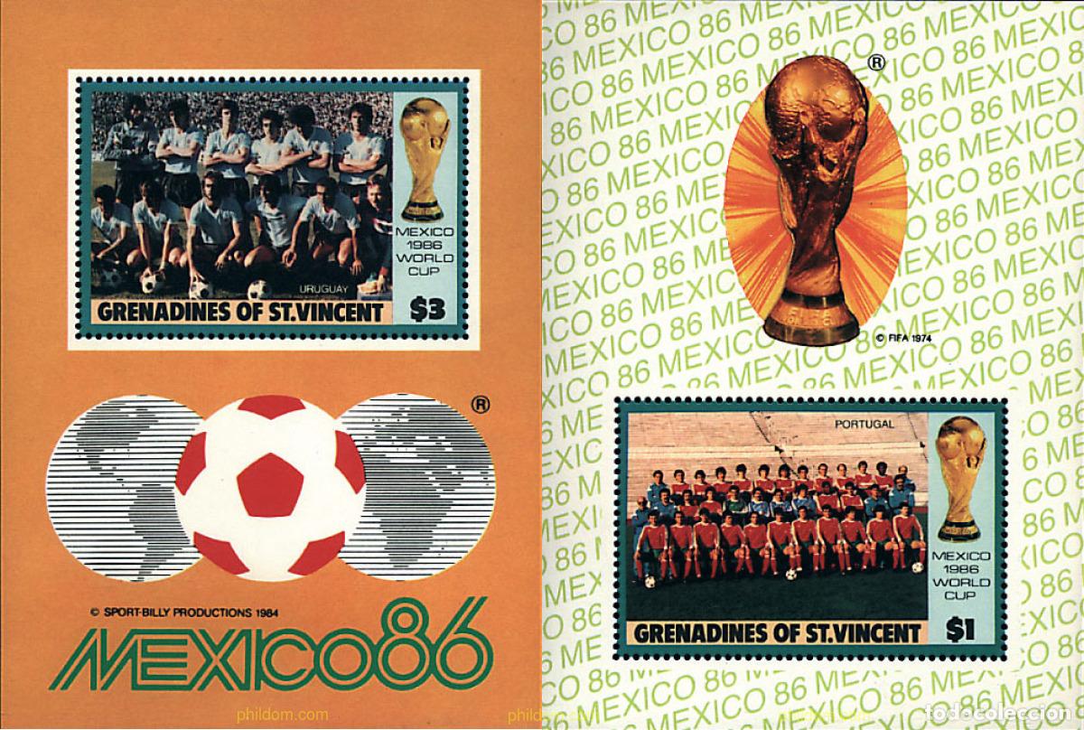 Timbres: 31953 MNH SAN VICENTE GRANADINAS 1986 COPA DEL MUNDO DE FUTBOL. MEXICO-86