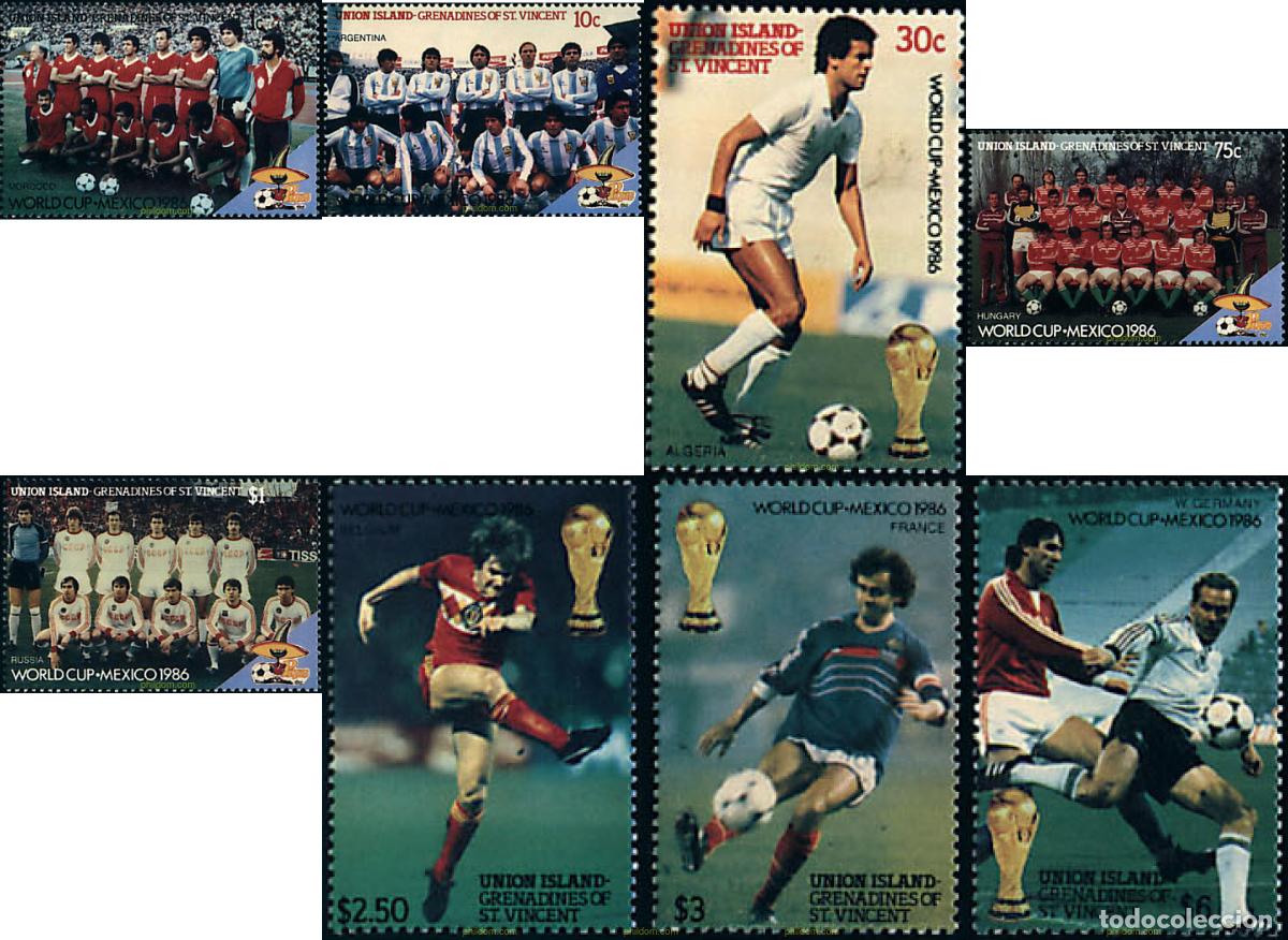Selos: 72216 MNH SAN VICENTE GRANADINAS. UNION ISLAND 1986 COPA DEL MUNDO DE FUTBOL. MEXICO-86