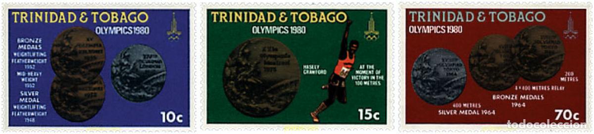 Briefmarken: 40102 MNH TRINIDAD Y TOBAGO 1980 22 JUEGOS OLIMPICOS VERANO MOSCU 1980