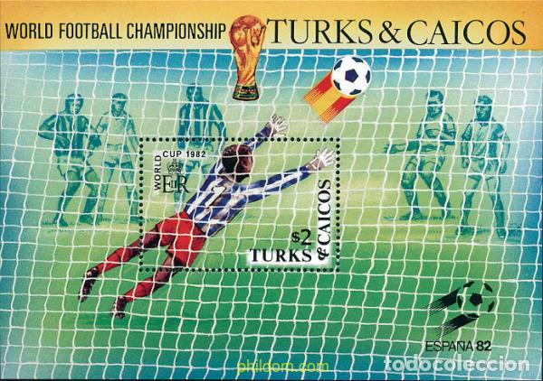 Sellos: 90019 MNH TURKS Y CAICOS 1982 COPA DEL MUNDO DE FUTBOL. ESPA&Ntilde;A-82
