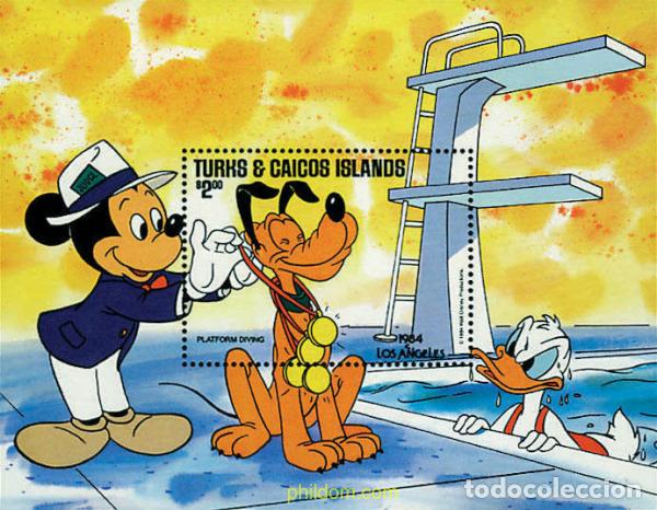 Sellos: 48366 MNH TURKS Y CAICOS 1984 23 JUEGOS OLIMPICOS VERANO LOS ANGELES 1984
