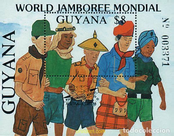 Sellos: 39711 MNH GUYANA 1989 JAMBOREE MUNDIAL EN AUSTRALIA
