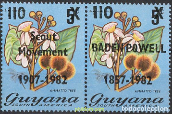 Stamps: 265987 MNH GUYANA 1982 75 ANIVERSARIO DEL ESCULTISMO Y 125 ANIVERSARIO DE LORD BADEN-POWELL