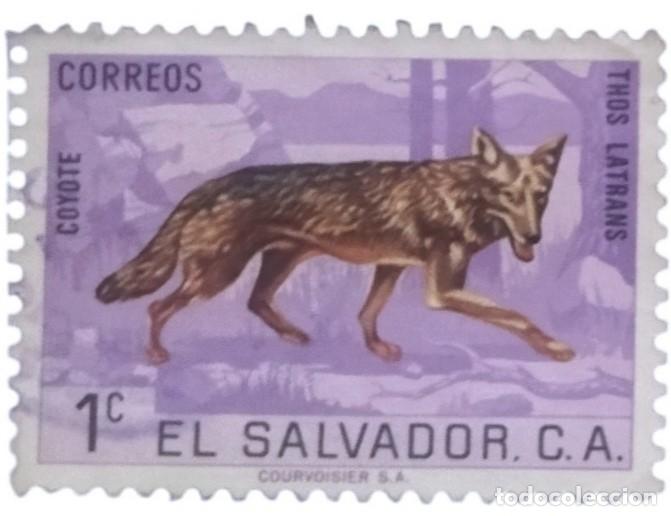 Sellos: EL SALVADOR 1963 Fauna. USADO.