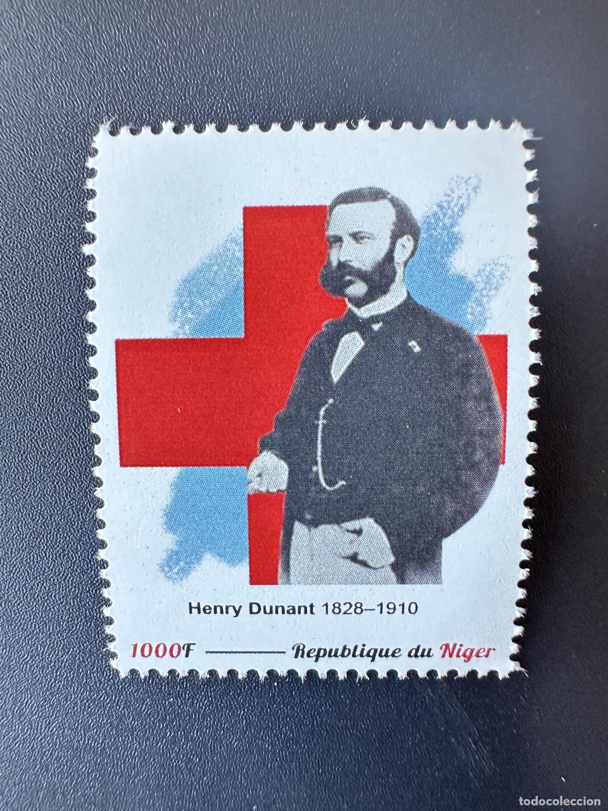 Sellos: N&iacute;ger 2023 Mi.? Sello personalizado de Henry Dunant la Cruz Roja