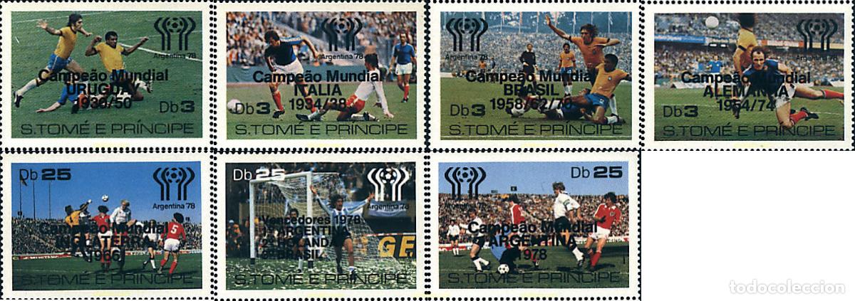 Sellos: 79397 MNH SANTO TOME Y PRINCIPE 1979 COPA DEL MUNDO DE FUTBOL. ARGENTINA-78. VENCEDORES