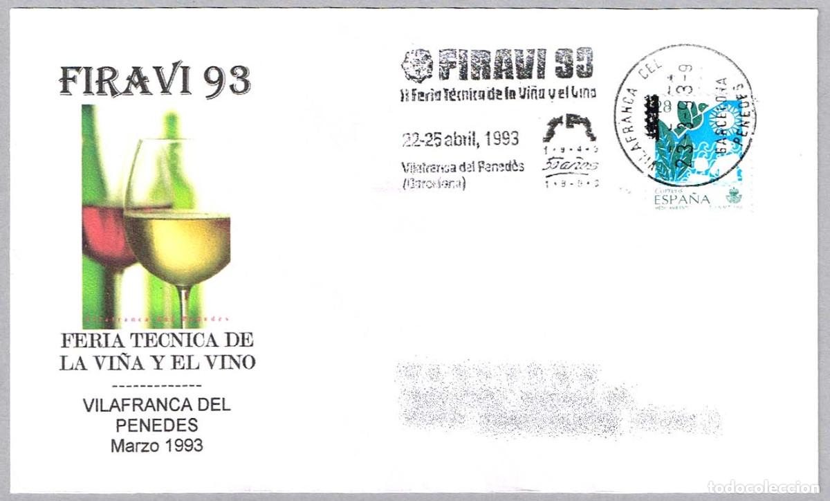 Sellos: VINO - Firavi 93. Vilafranca del Penedes, Barcelona, Catalu&ntilde;a
