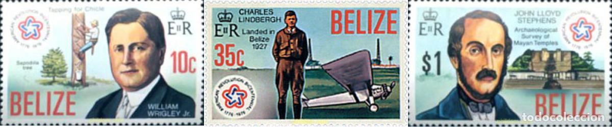 Sellos: 51817 MNH BELIZE 1976 200 ANIVERSARIO DE LA INDEPENDENCIA DE ESTADOS UNIDOS