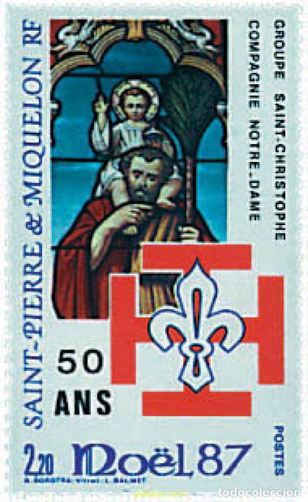 Briefmarken: 38494 MNH SAN PEDRO Y MIQUELON 1987 50 ANIVERSARIO DEL ESCULTISMO EN LAS ISLAS