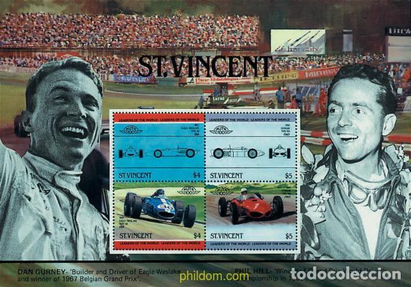 Briefmarken: 46258 MNH SAN VICENTE 1985 AUTOMOVILES