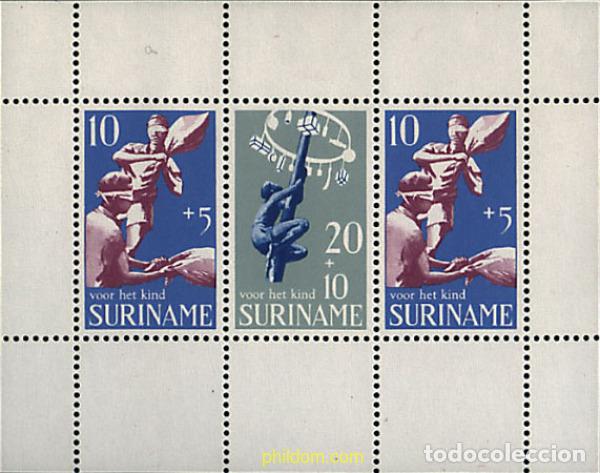 Sellos: 54463 MNH SURINAM 1969 JUEGOS INFANTILES
