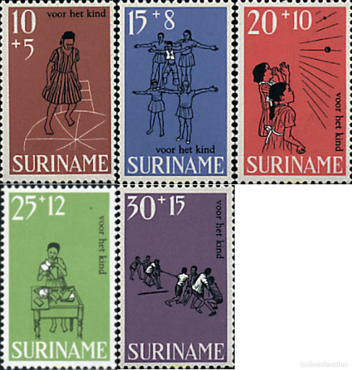 Sellos: 27850 MNH SURINAM 1968 JUEGOS INFANTILES