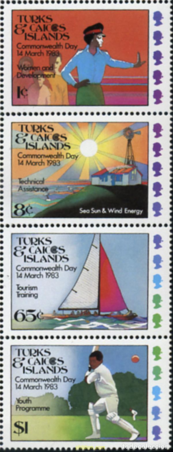 Sellos: 366633 MNH TURKS Y CAICOS 1983 DIA DE LA COMMONWEALTH
