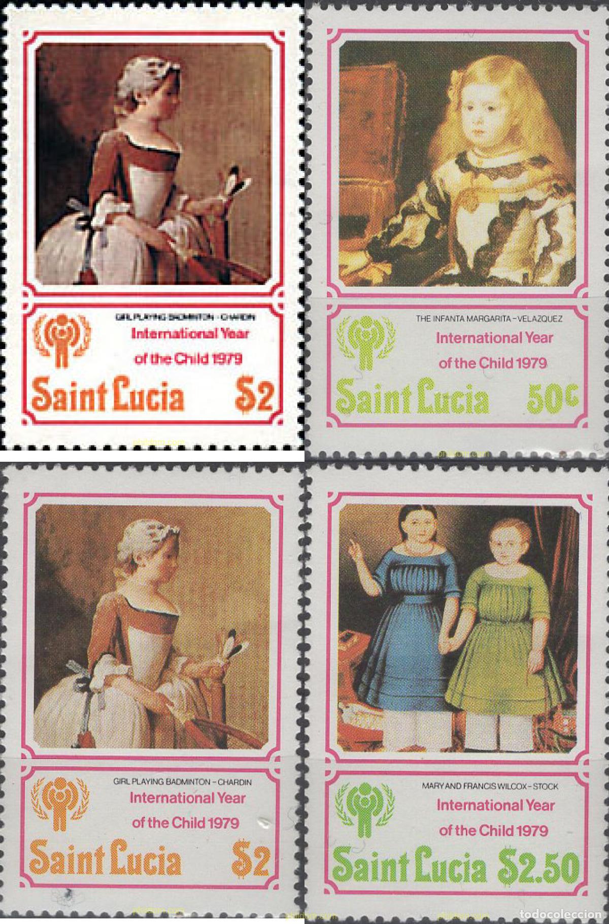 Sellos: 27863 MNH SANTA LUCIA 1979 A&Ntilde;O INTERNACIONAL DEL NI&Ntilde;O