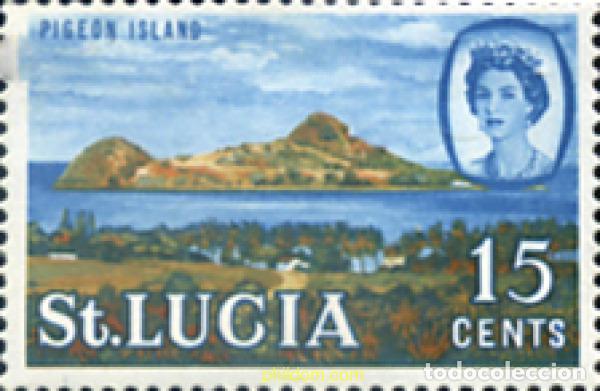 Sellos: 360629 MNH SANTA LUCIA 1964 MOTIVOS VARIOS. REINA ISABEL II