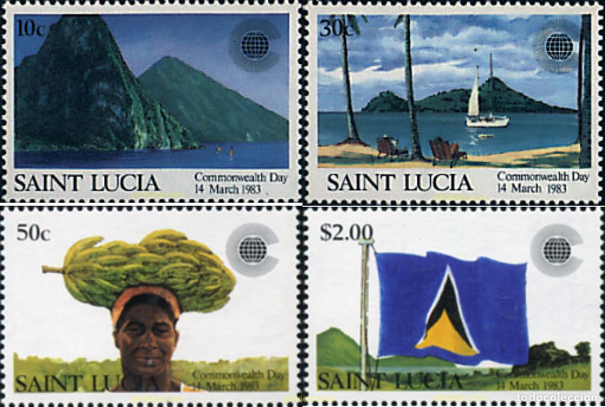 Sellos: 48732 MNH SANTA LUCIA 1983 DIA DE LA COMMONWEALTH